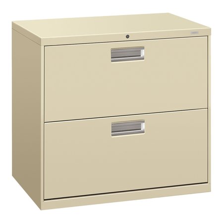 HON 30" W 2 Drawer File Cabinet, Putty, A4/Legal/Letter H672.L.L